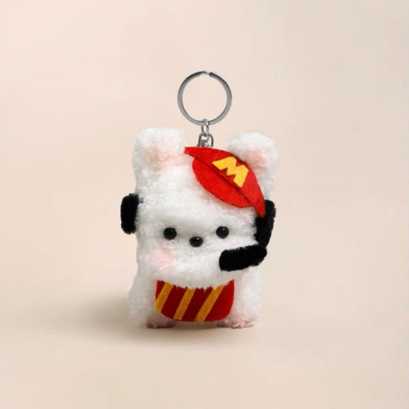 Drive-Thru Crew Puppy Keychain