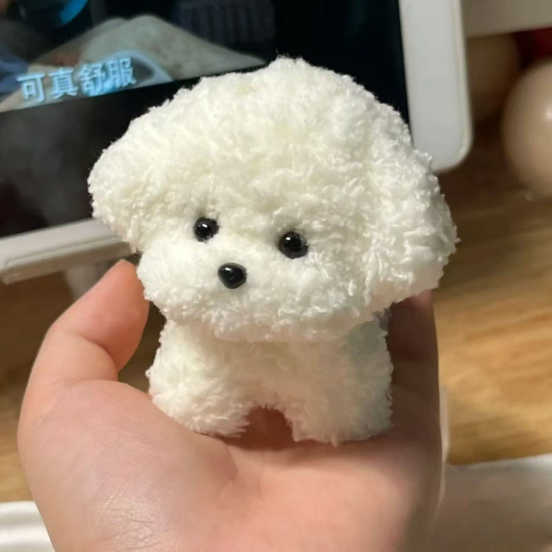 DIY Kit: Cute Curly - Haired Puppy【Bonus Tutorial Included】