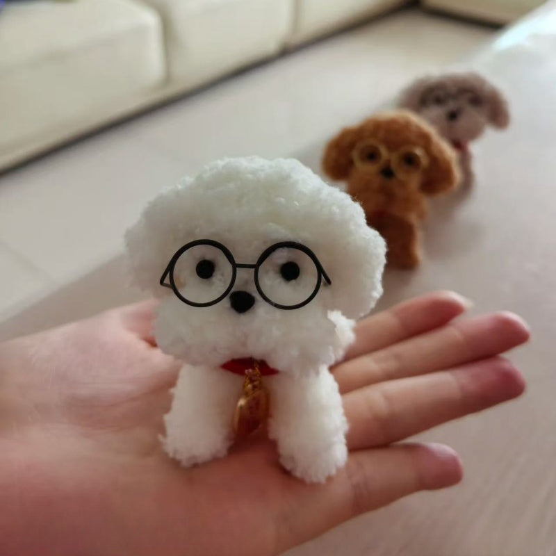 DIY Kit: Puppy with Glasses【Bonus Tutorial Included】
