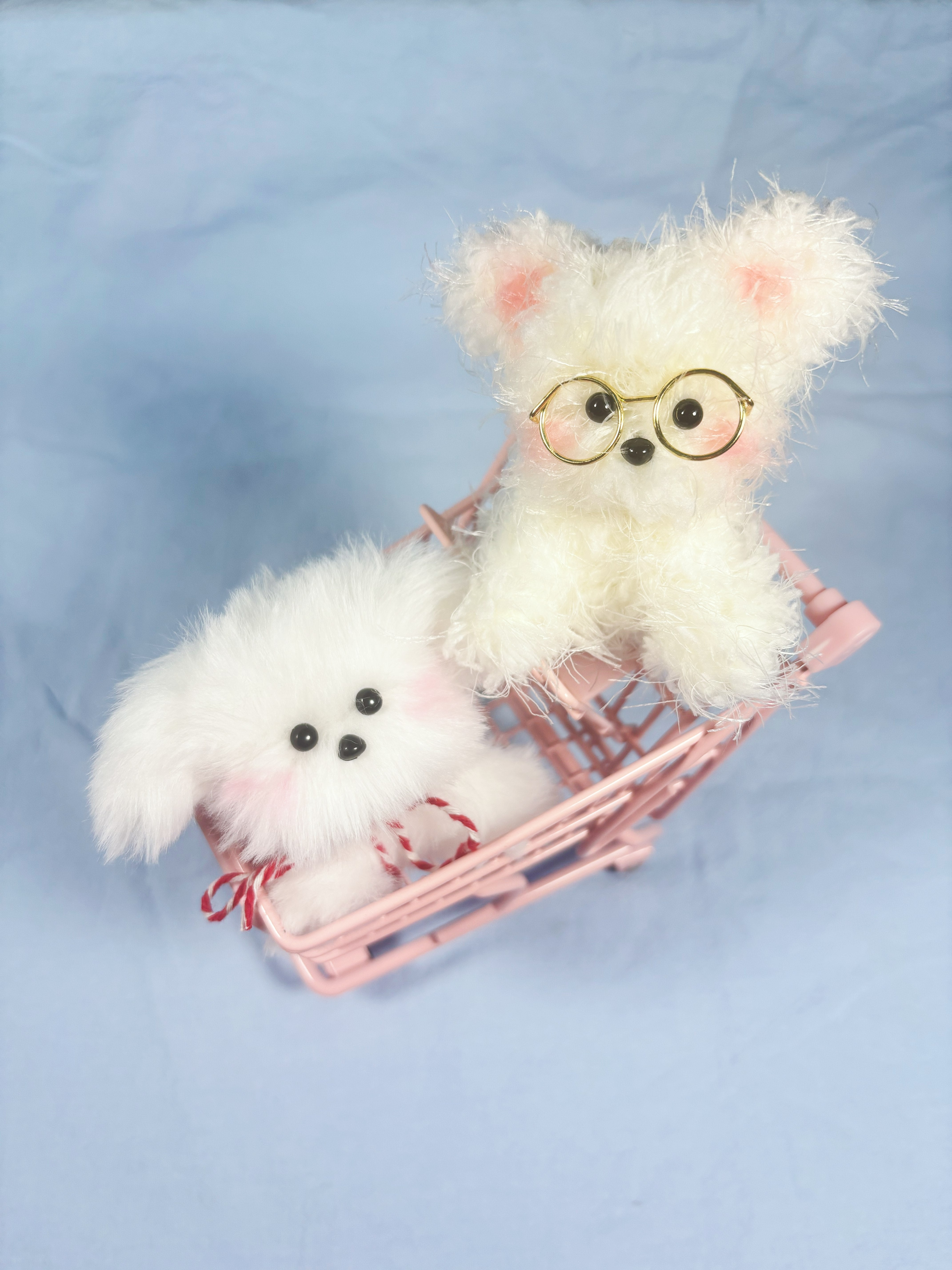 Adorable Pipe Cleaner Dog with Tiny Glasses