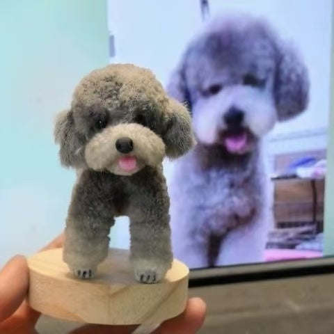 Customized Lovely Cat & Dog Pipe Cleaner Plush Toys-'chat' icon on the left bottom to send photos to us