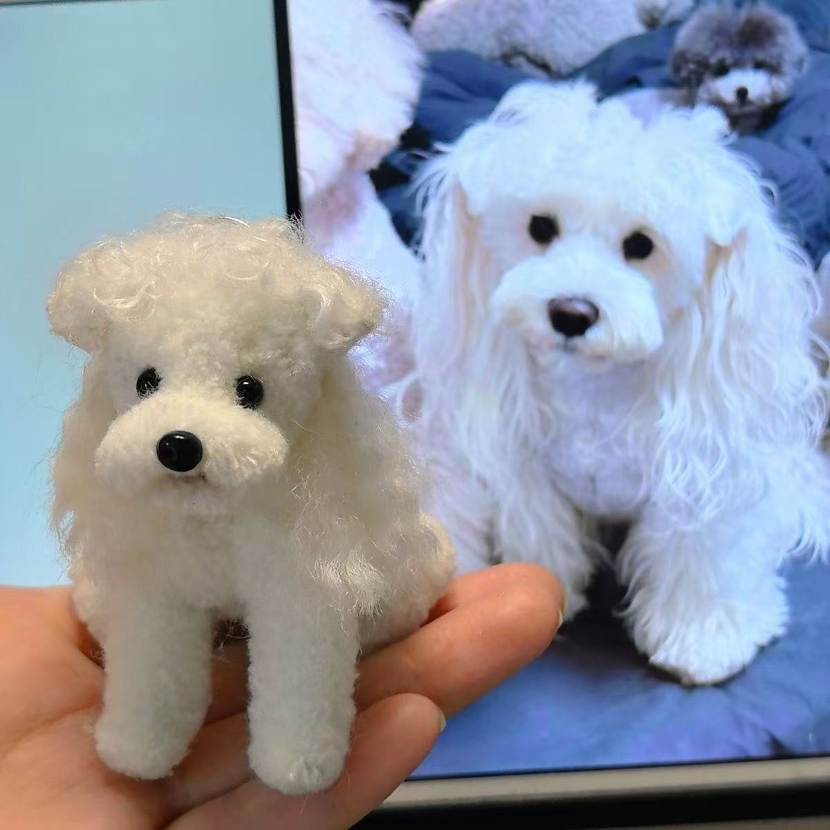 Customized Lovely Cat & Dog Pipe Cleaner Plush Toys-'chat' icon on the left bottom to send photos to us